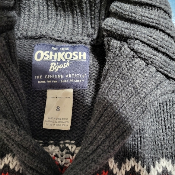 Vintage-Oshkosh kids sweater Size 8 - Picture 2 of 4